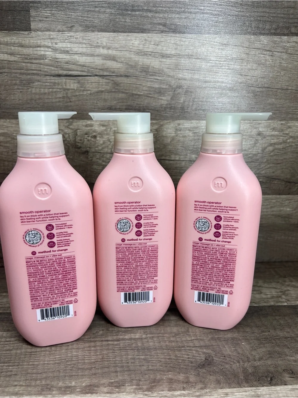Method body lotion